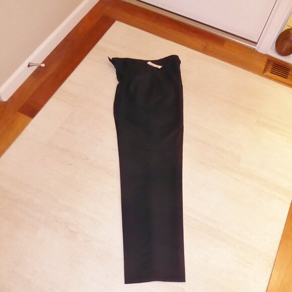 Wide Leg Navy 100% Wool Trousers, Size 10 - New with Tags - Picture 6 of 7